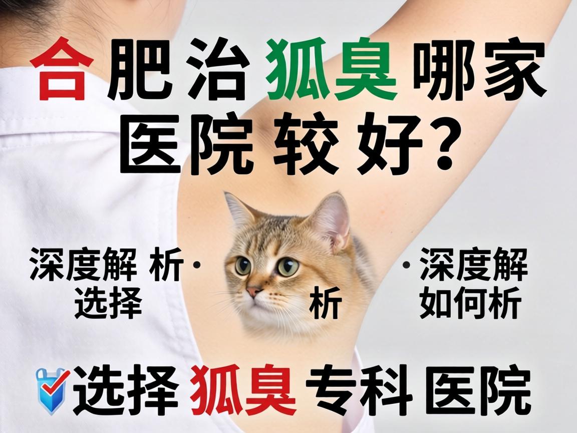 合肥治狐臭哪家医院较好？深度解析如何选择狐臭专科医院
