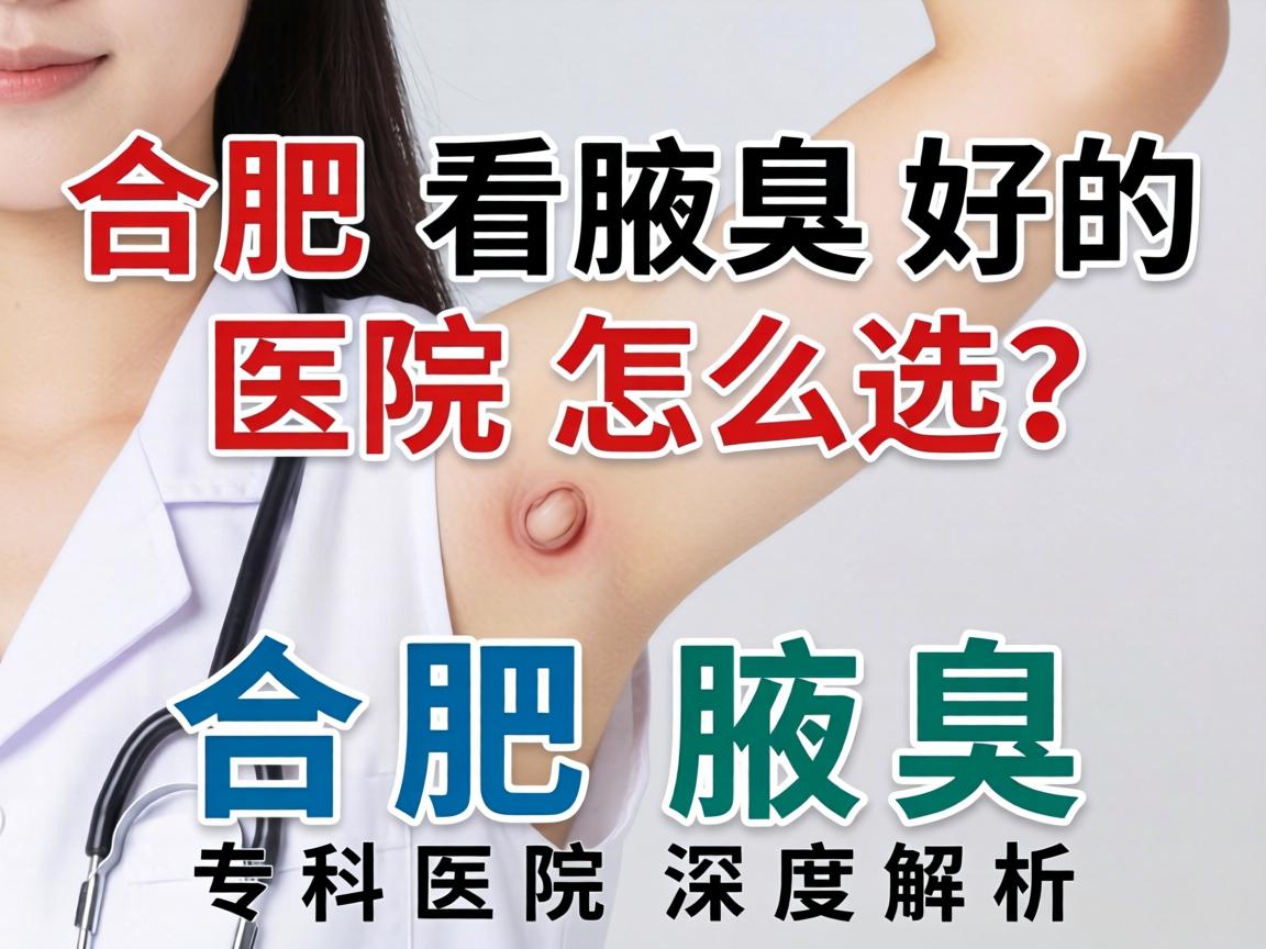 合肥看腋臭好的医院怎么选？合肥腋臭专科医院深度解析
