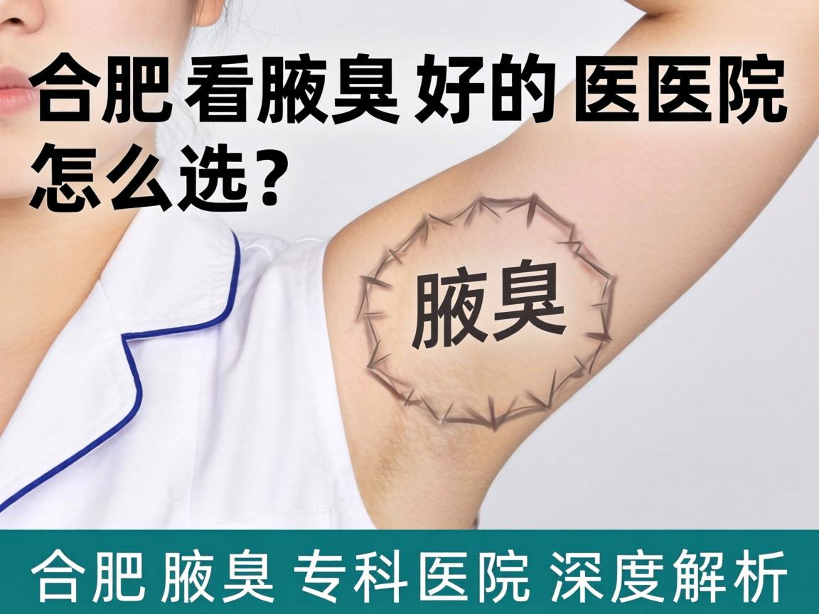 合肥看腋臭好的医院怎么选？合肥腋臭专科医院深度解析