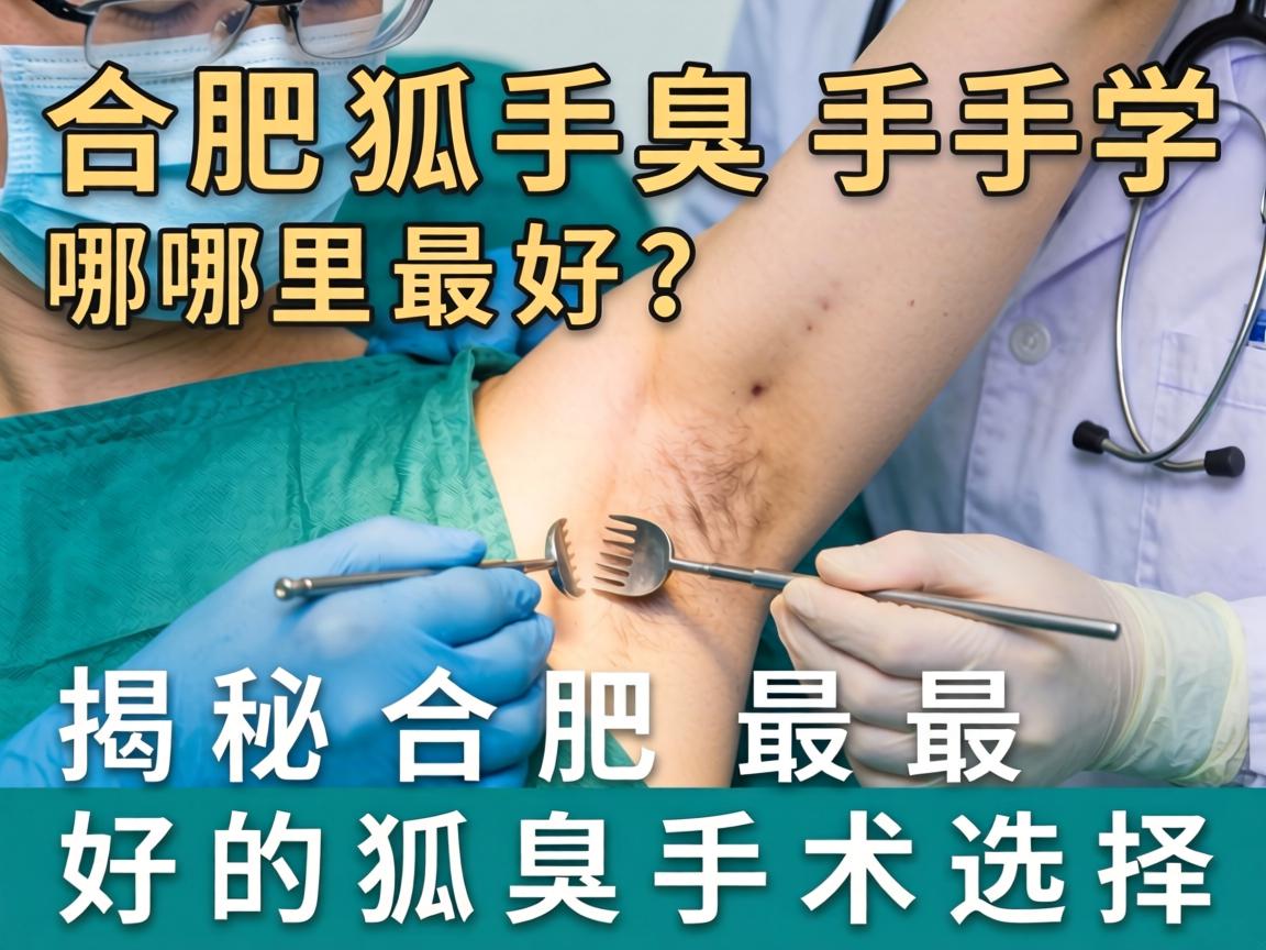 合肥狐臭手术哪里最好？揭秘合肥最好的狐臭手术选择