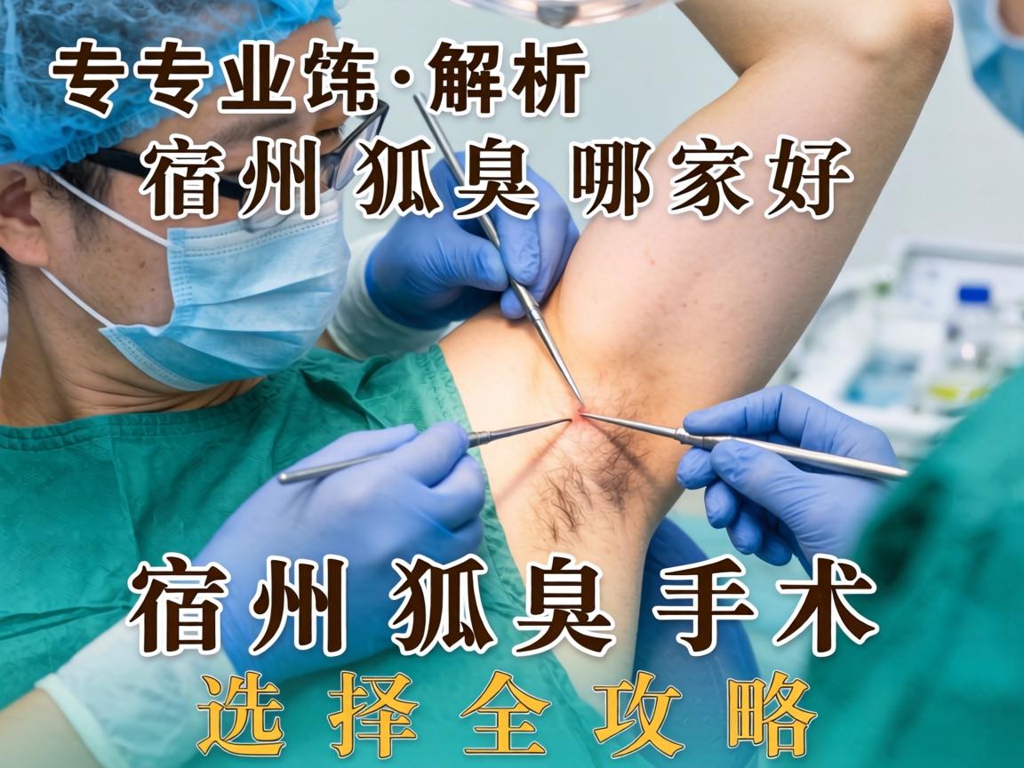 专业解析，宿州狐臭手术哪家好，宿州狐臭手术选择全攻略
