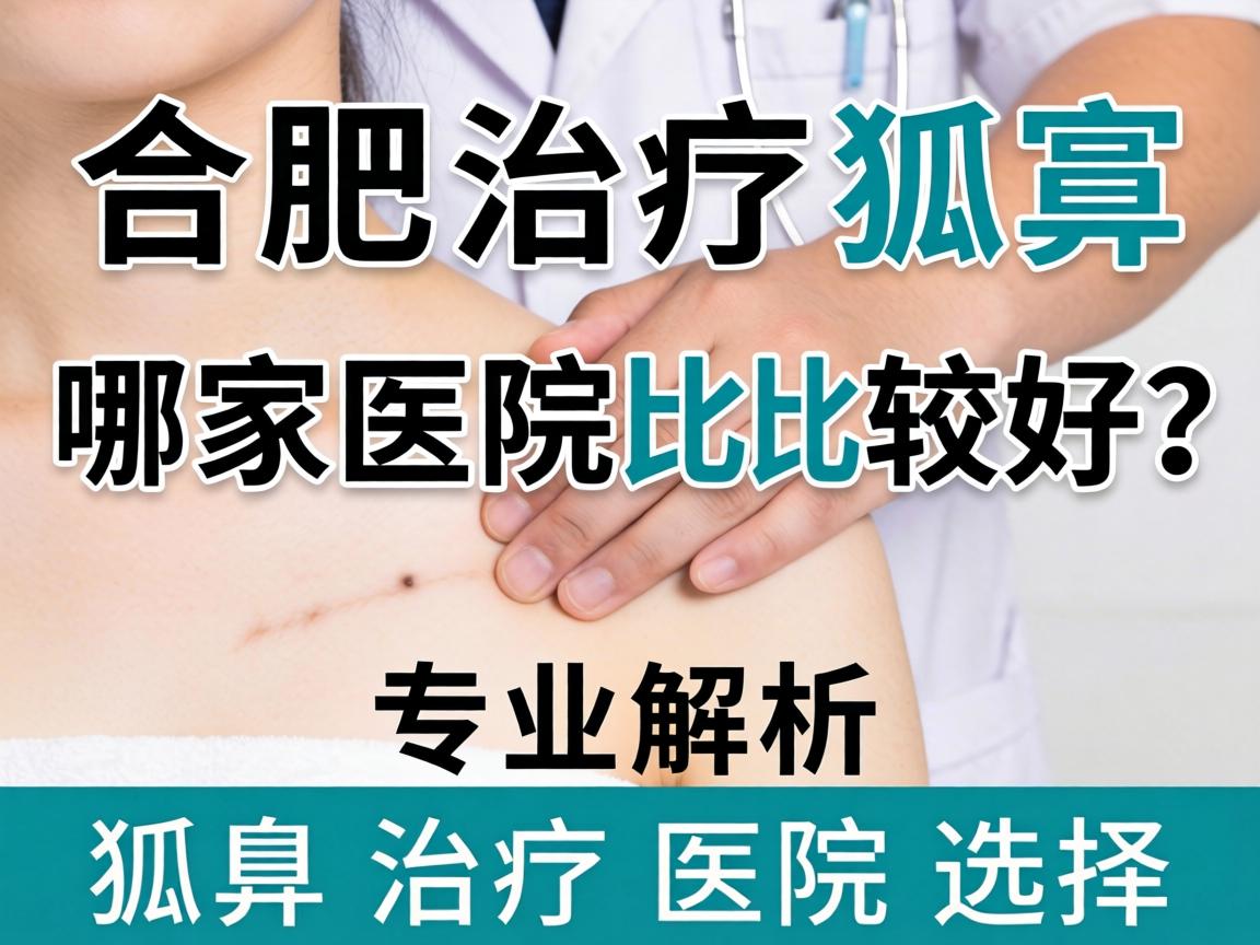 合肥治疗狐臭哪家医院比较好？专业解析狐臭治疗医院选择