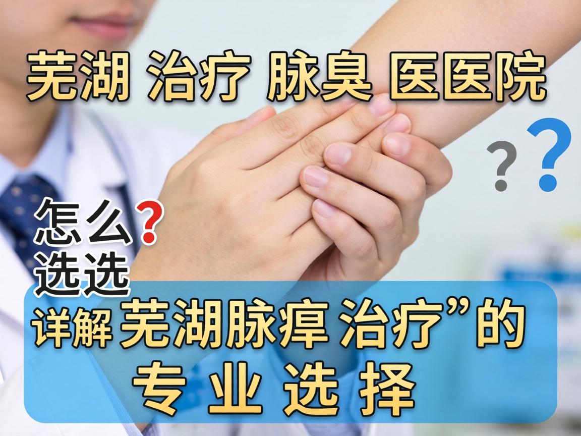 芜湖治疗腋臭医院怎么选？详解芜湖腋臭治疗的专业选择