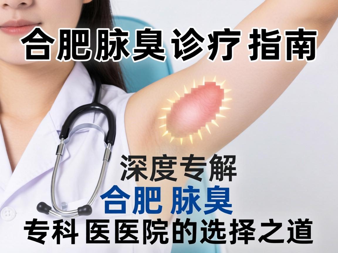 合肥腋臭诊疗指南，深度解析合肥腋臭专科医院的选择之道
