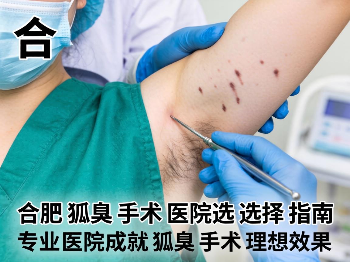 合肥狐臭手术医院选择指南，专业医院成就狐臭手术理想效果
