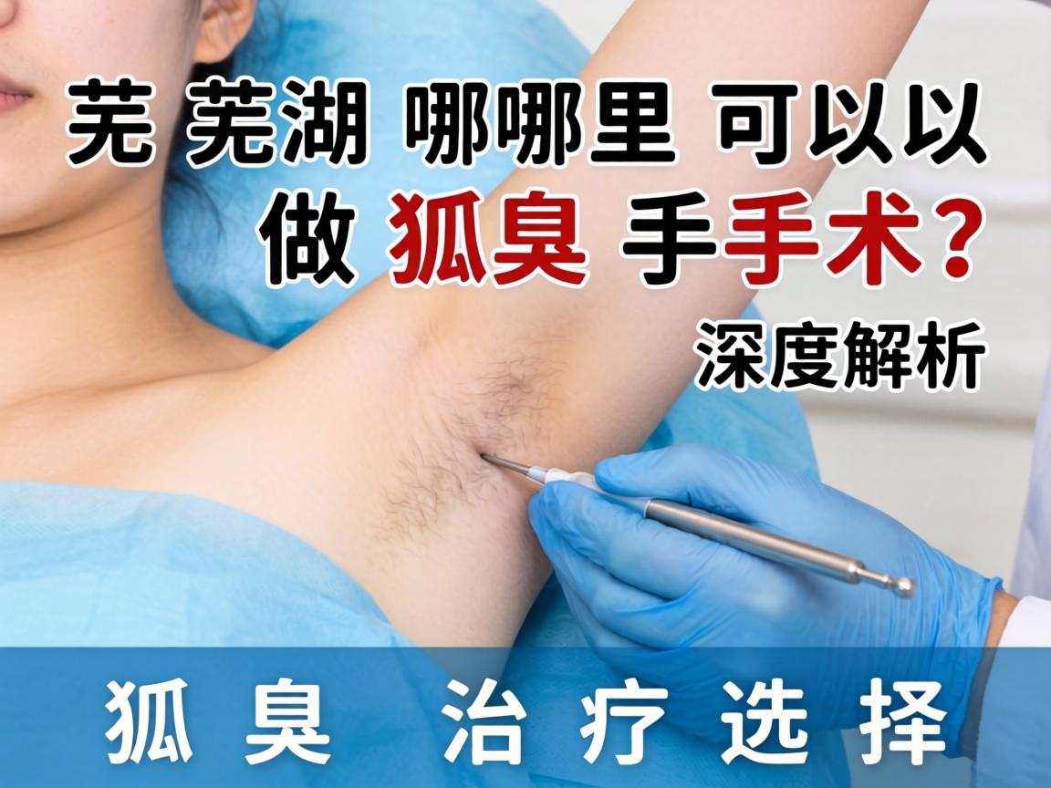芜湖哪里可以做狐臭手术？深度解析狐臭治疗选择