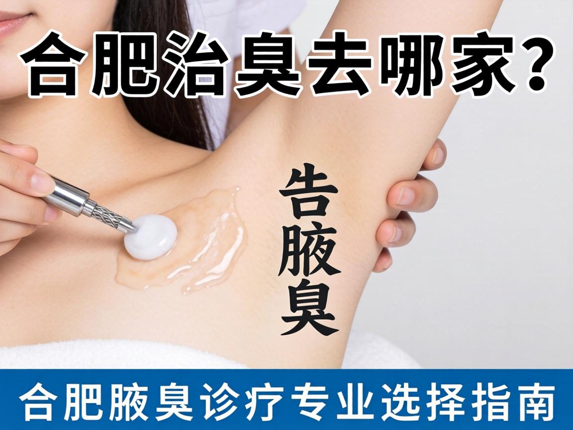 合肥治腋臭去哪家？合肥腋臭诊疗专业选择指南