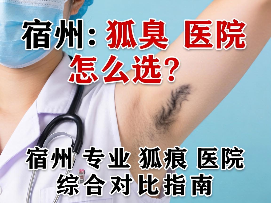 宿州狐臭医院怎么选？宿州专业狐臭医院综合对比指南