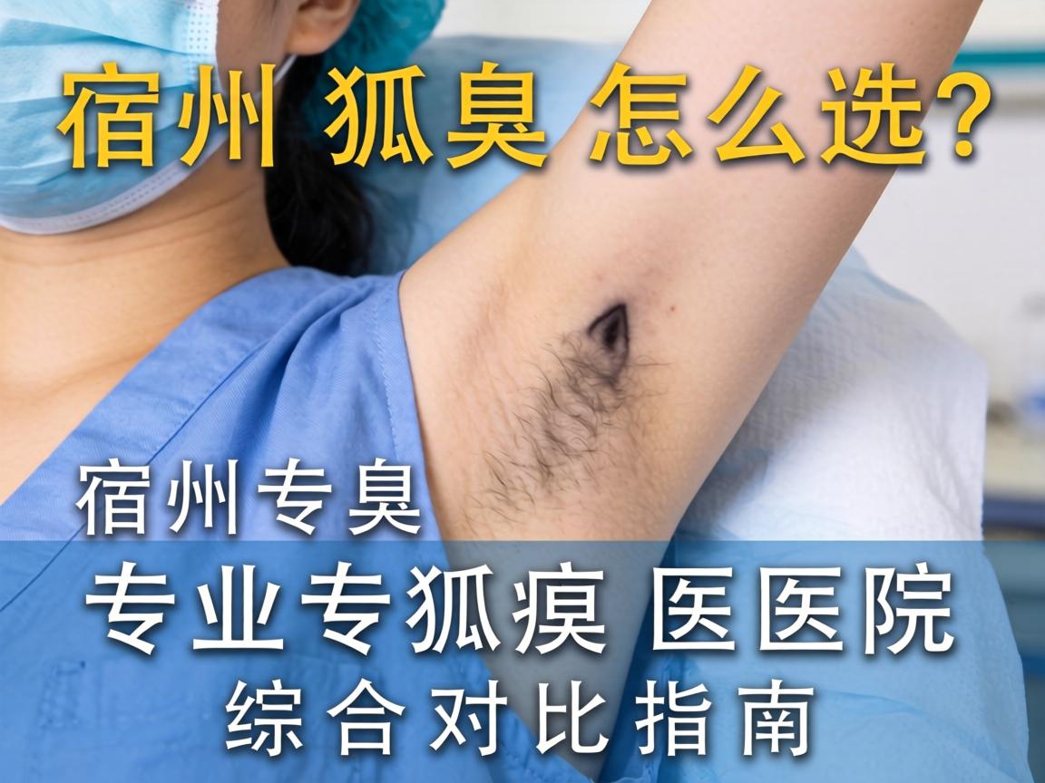 宿州狐臭医院怎么选？宿州专业狐臭医院综合对比指南
