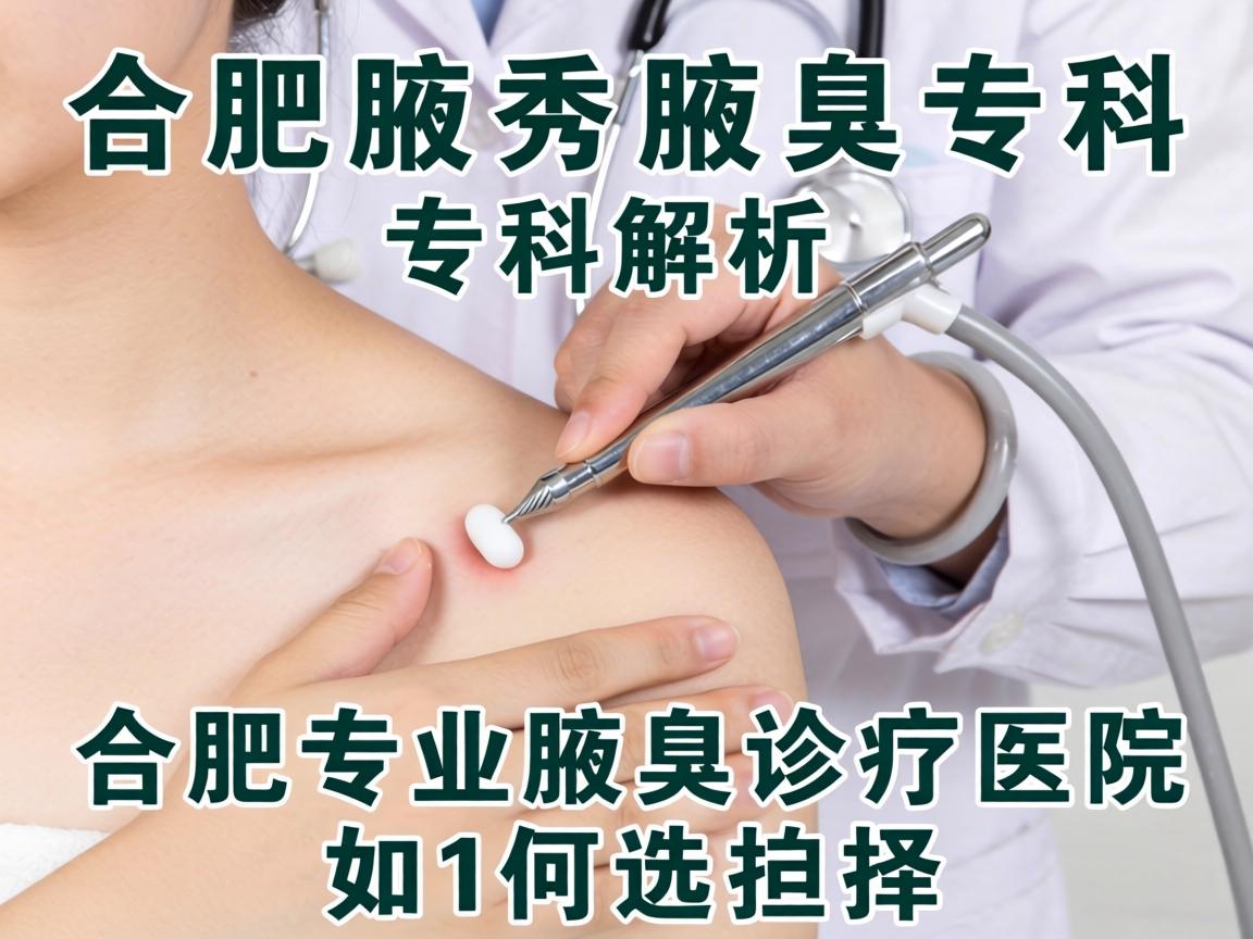 合肥腋秀腋臭专科解析，合肥专业腋臭诊疗医院如何选择