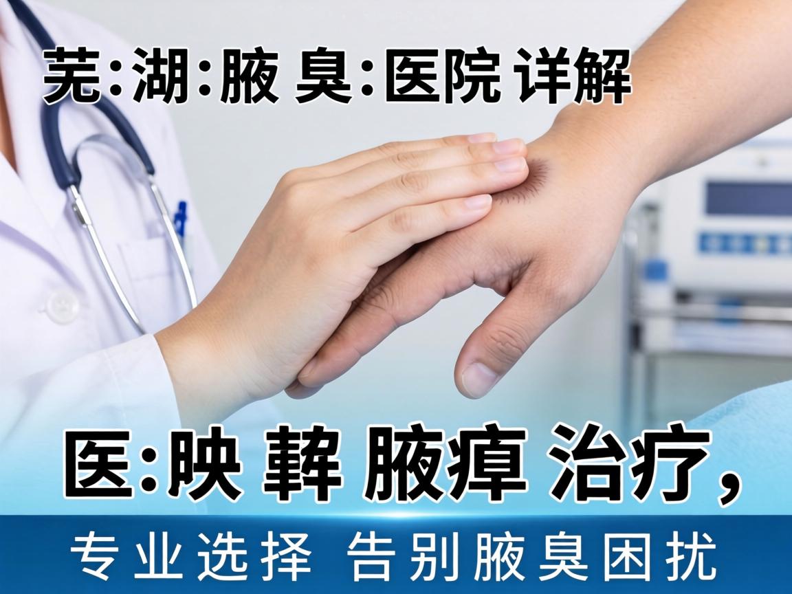 芜湖腋臭医院详解腋臭治疗，专业选择告别腋臭困扰