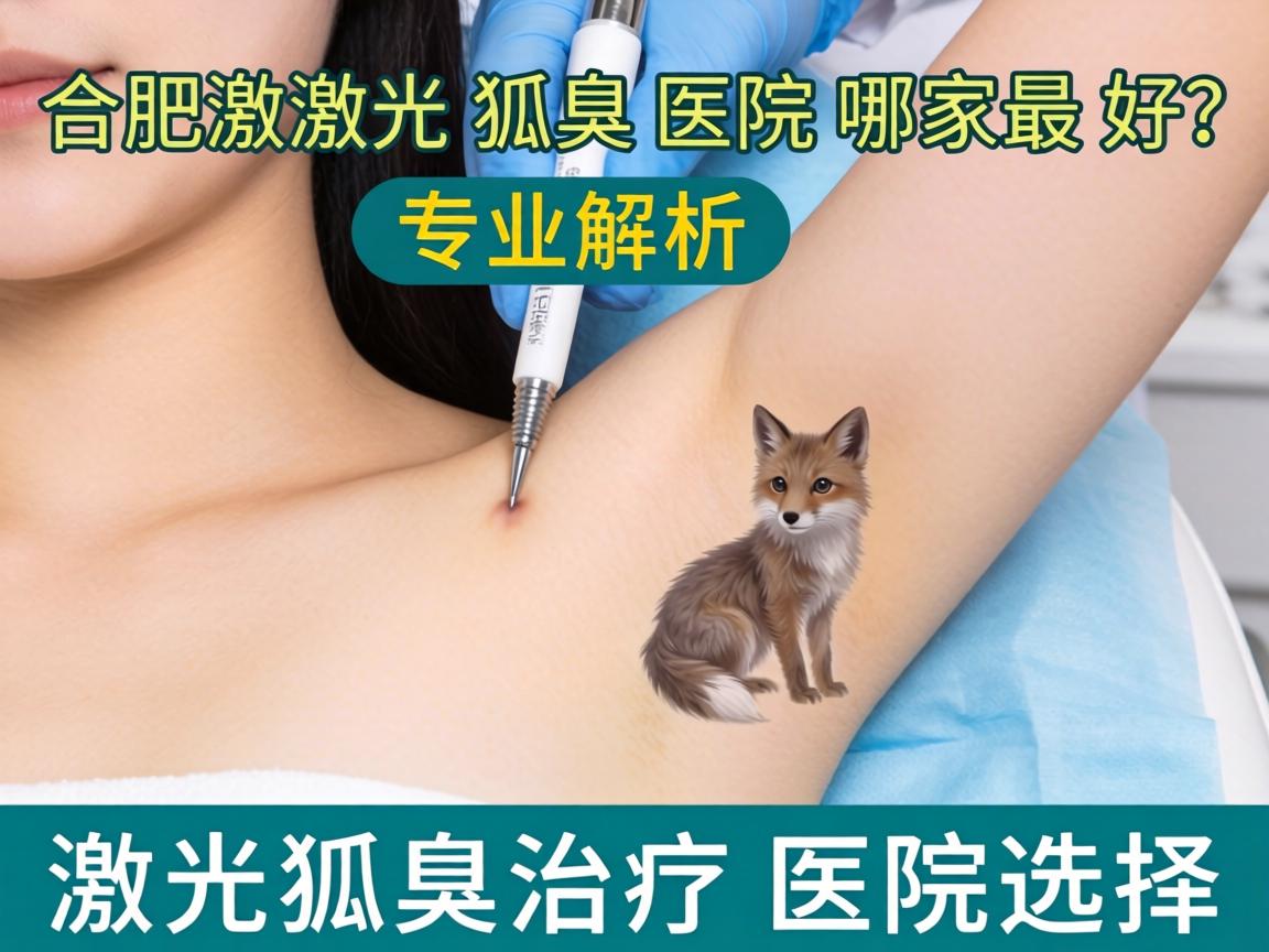 合肥激光狐臭医院哪家最好？专业解析激光狐臭治疗医院选择