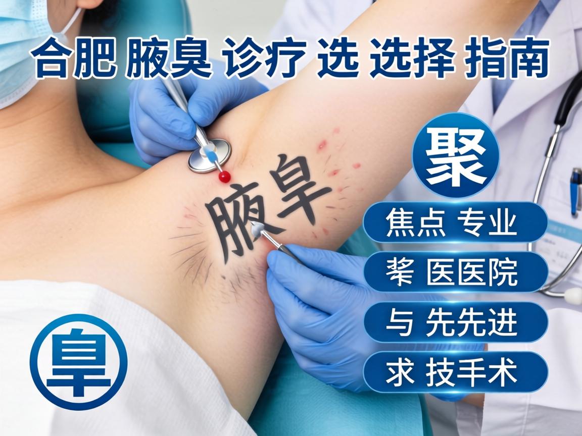 合肥腋臭诊疗选择指南，聚焦专业医院与先进技术
