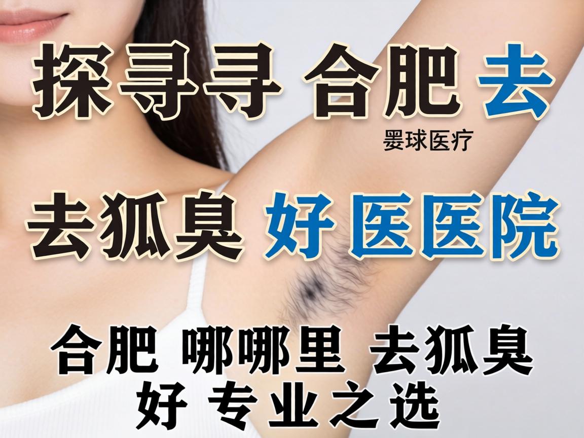 探寻合肥去狐臭好医院，合肥哪里去狐臭好专业之选