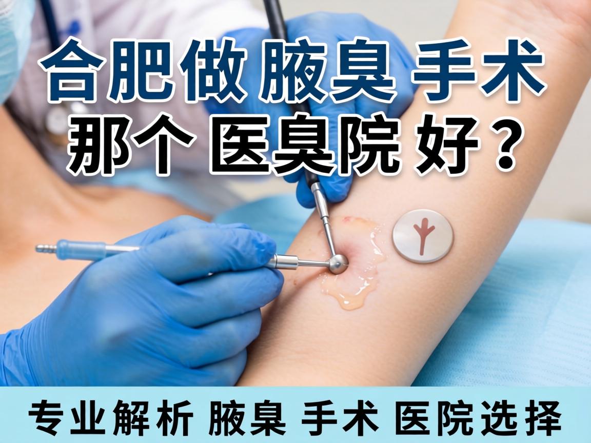 合肥做腋臭手术那个医院好？专业解析腋臭手术医院选择