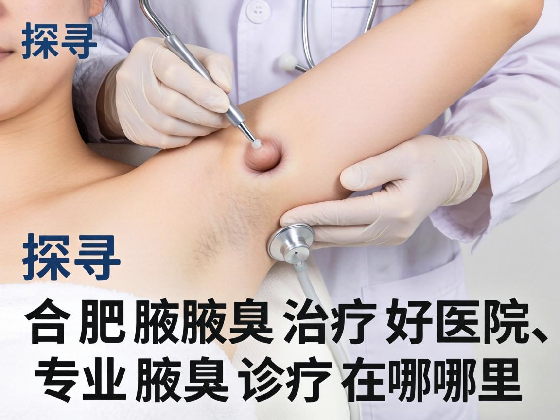 探寻合肥腋臭治疗好医院，专业腋臭诊疗在哪里