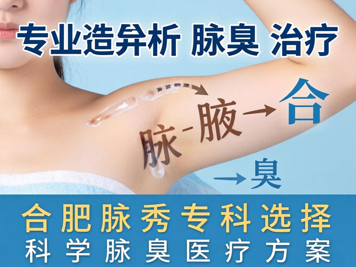 专业解析腋臭治疗，在合肥腋秀专科选择科学腋臭医疗方案