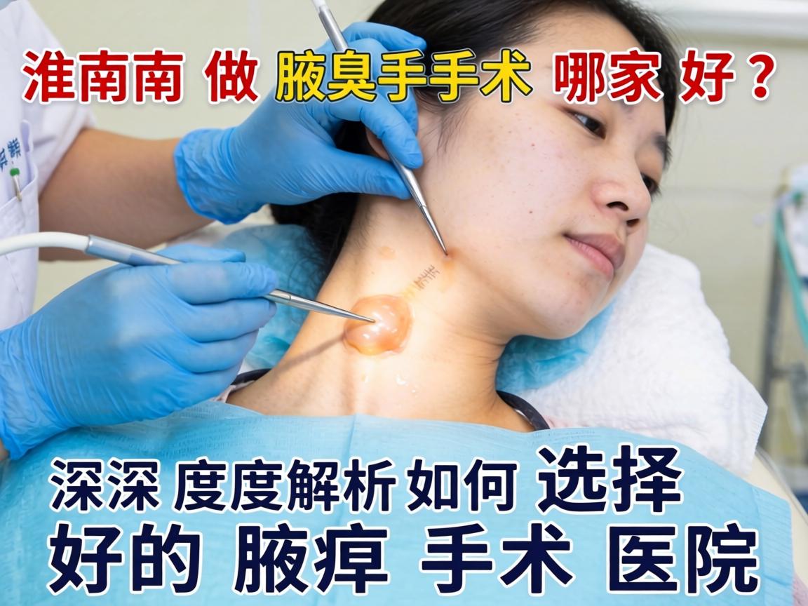 淮南做腋臭手术哪家好？深度解析如何选择好的腋臭手术医院