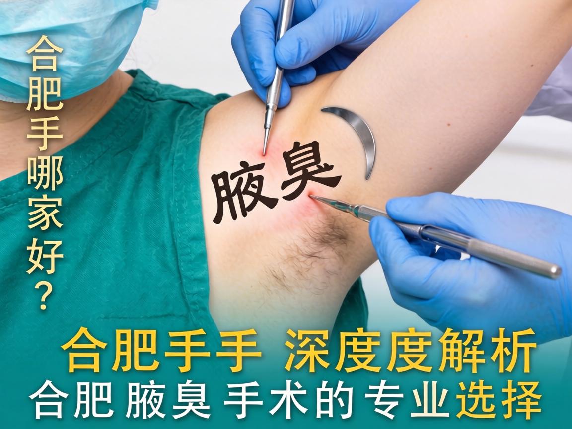 合肥腋臭手术哪家好？深度解析合肥腋臭手术的专业选择