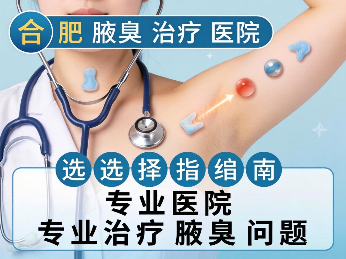 合肥腋臭治疗医院选择指南，专业医院专业治疗腋臭问题