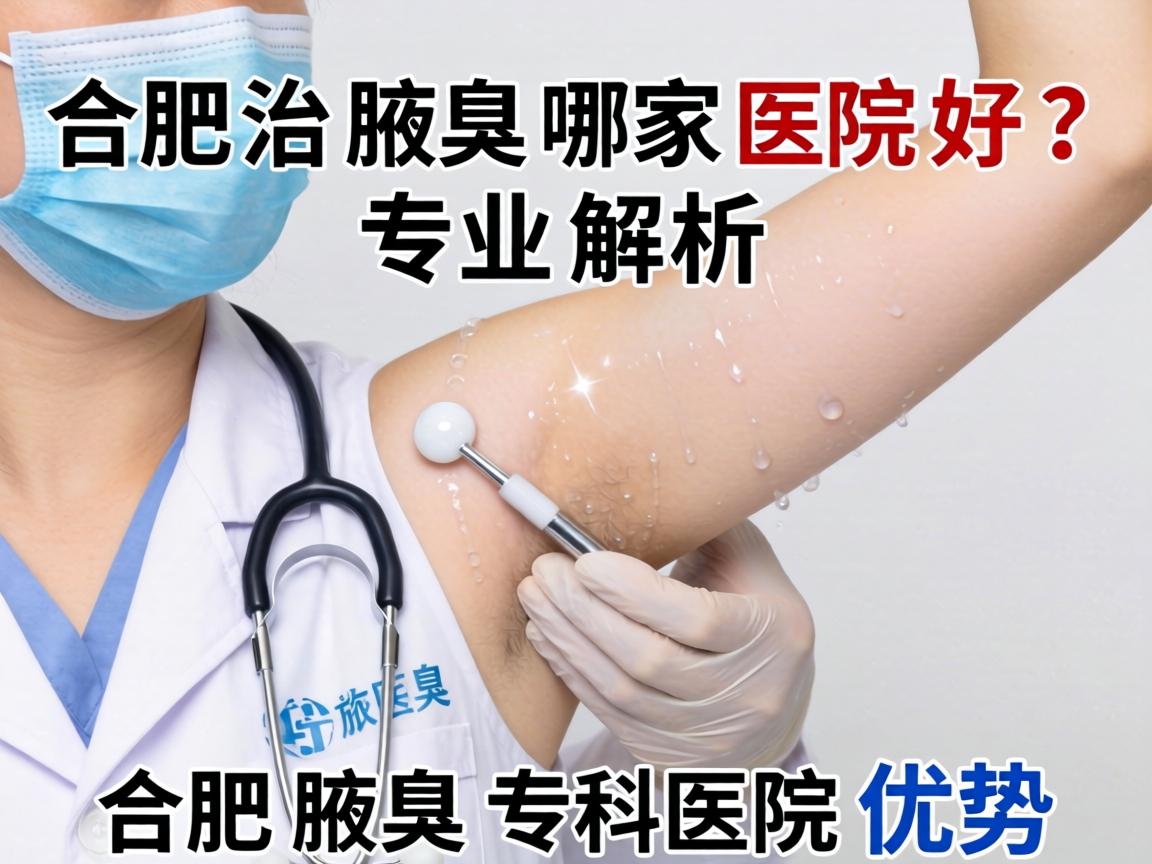 合肥治腋臭哪家医院好？专业解析合肥腋臭专科医院优势