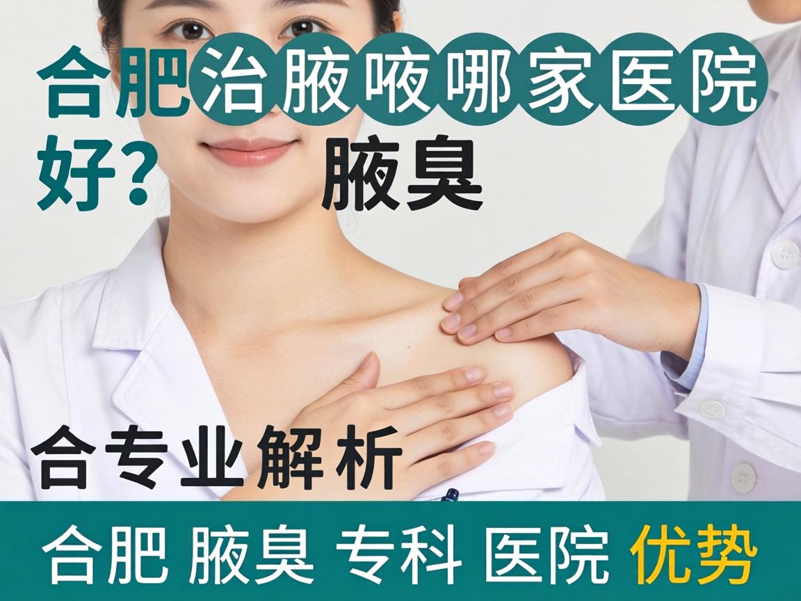 合肥治腋臭哪家医院好？专业解析合肥腋臭专科医院优势