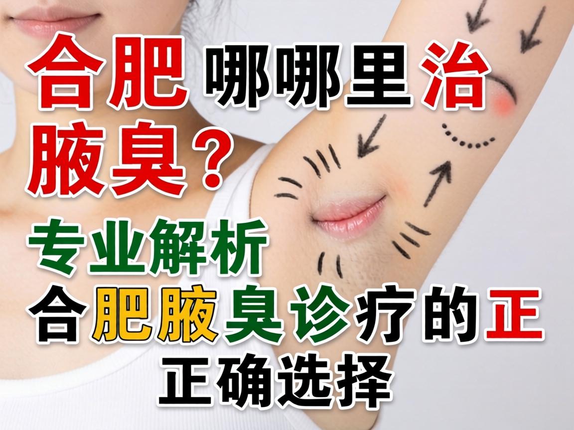 合肥哪里治腋臭？专业解析合肥腋臭诊疗的正确选择