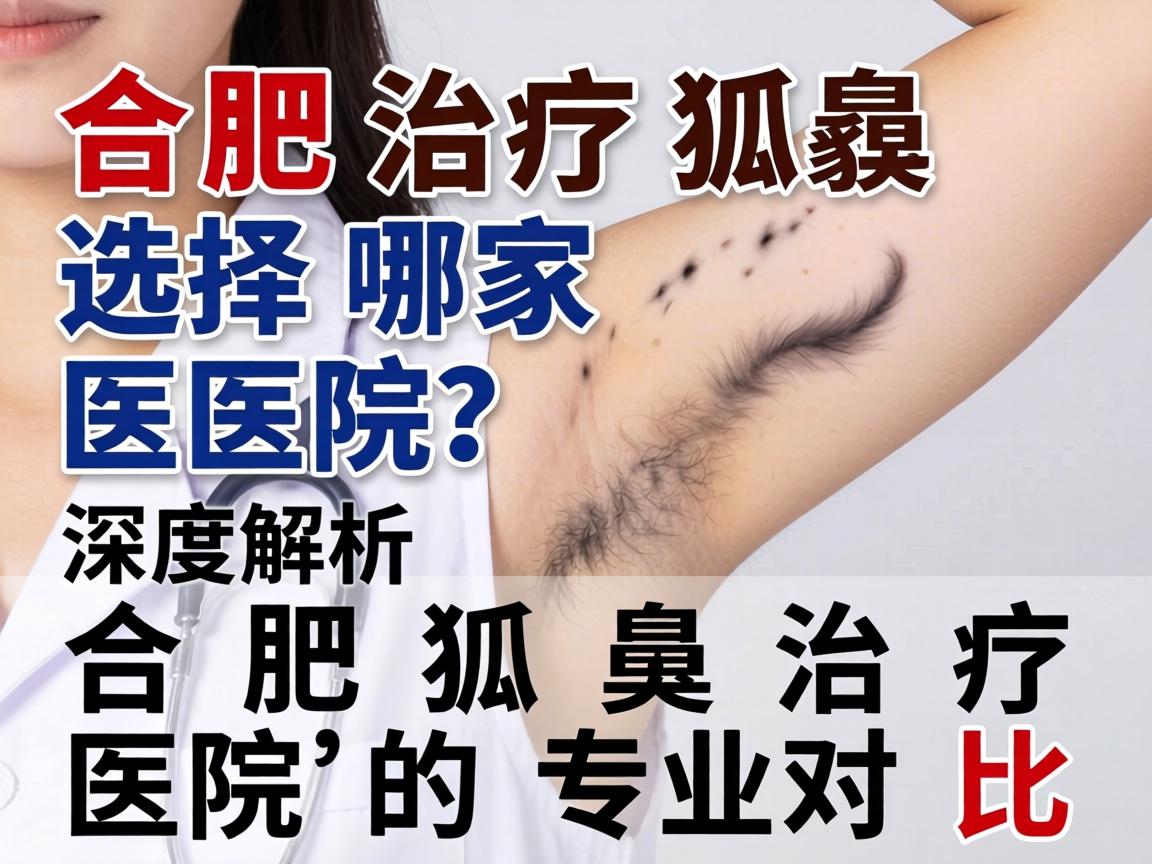 合肥治疗狐臭选择哪家医院？深度解析合肥狐臭治疗医院的专业对比