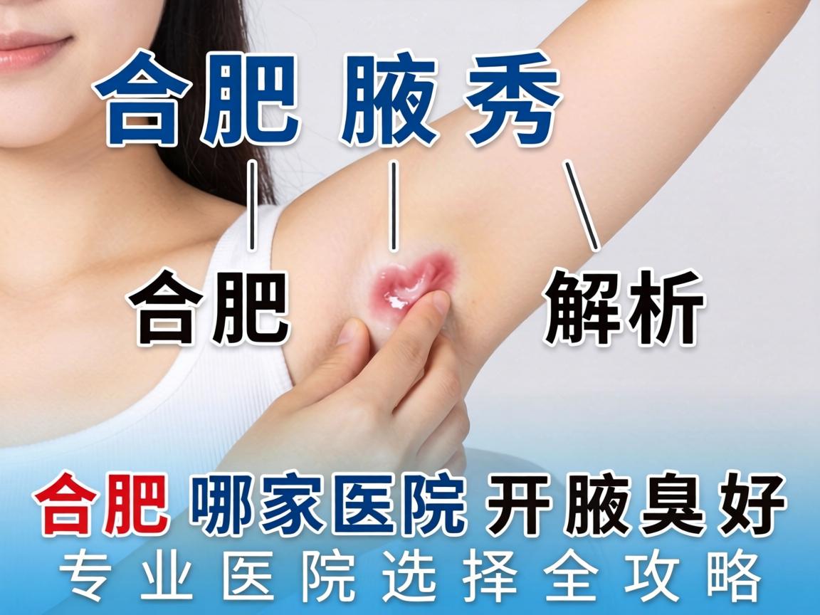 合肥腋秀解析，合肥哪家医院开腋臭好，专业医院选择全攻略