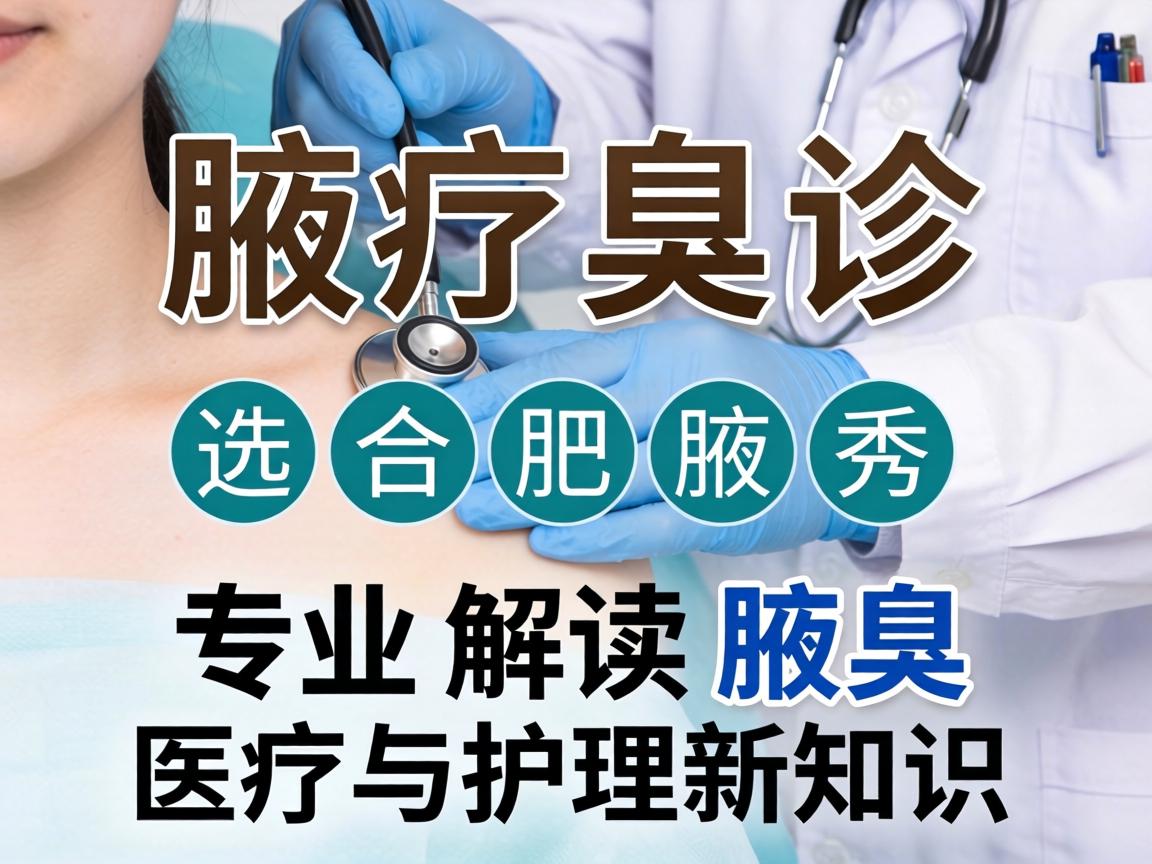 腋臭诊疗选合肥腋秀，专业解读腋臭医疗与护理新知识