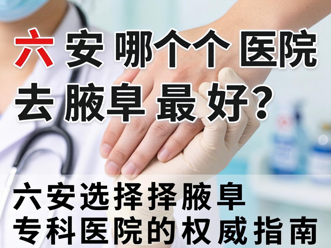 六安哪个医院去腋臭最好？六安选择腋臭专科医院的权威指南