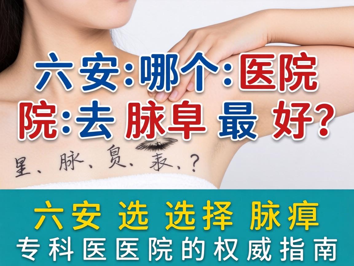 六安哪个医院去腋臭最好？六安选择腋臭专科医院的权威指南
