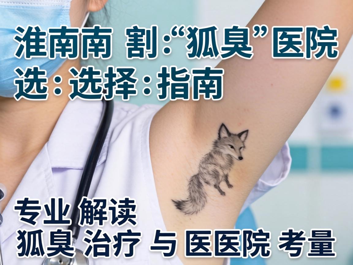 淮南割狐臭医院选择指南，专业解读狐臭治疗与医院考量