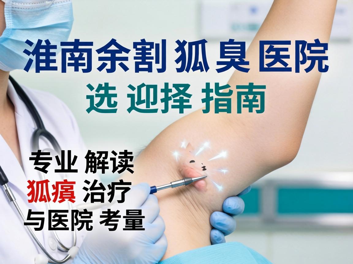 淮南割狐臭医院选择指南，专业解读狐臭治疗与医院考量