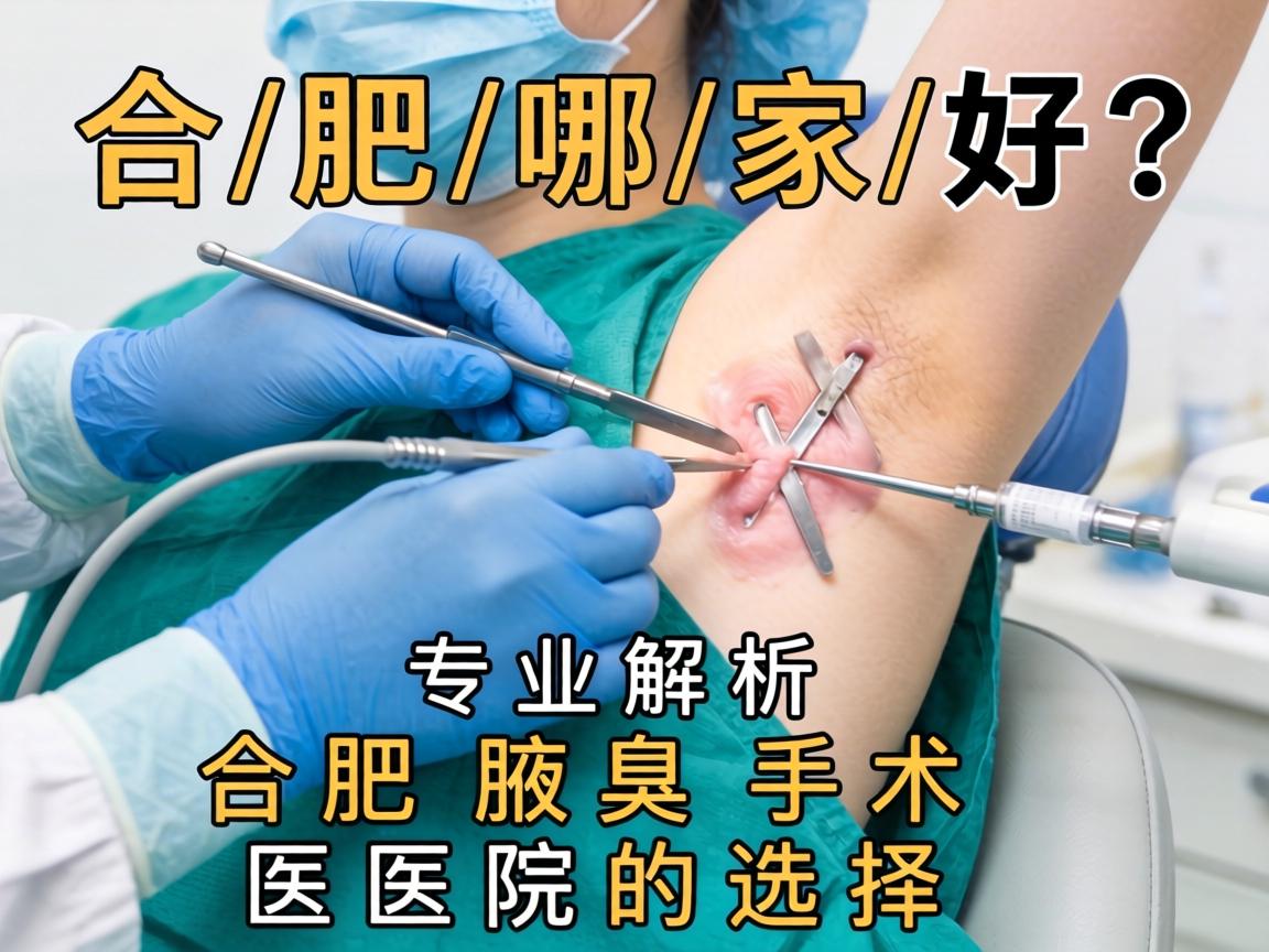 合肥腋臭手术哪家好？专业解析合肥腋臭手术医院的选择