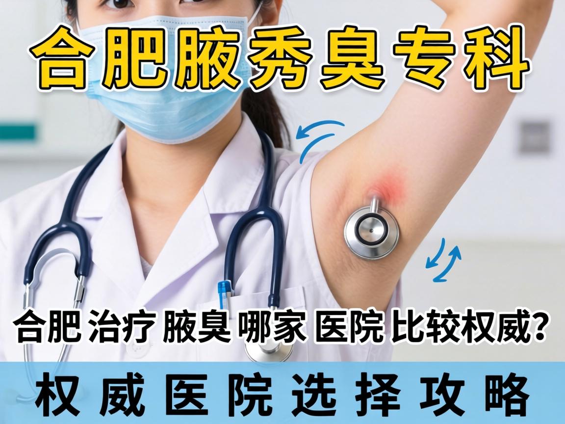 合肥腋秀腋臭专科，合肥治疗腋臭哪家医院比较权威？权威医院选择攻略