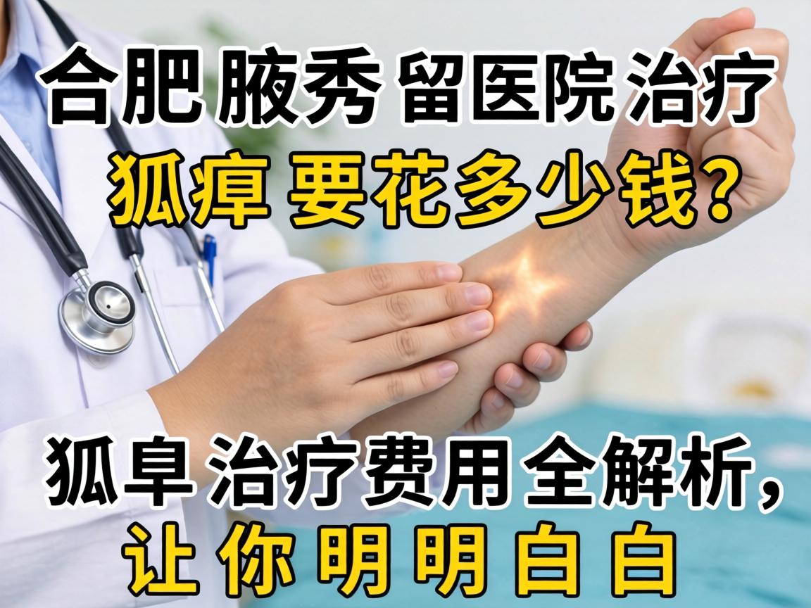 合肥腋秀医院治疗狐臭要花多少钱？狐臭治疗费用全解析，让你明明白白