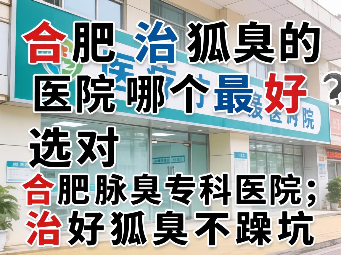 合肥治狐臭的医院哪个最好？选对合肥腋臭专科医院，治好狐臭不踩坑