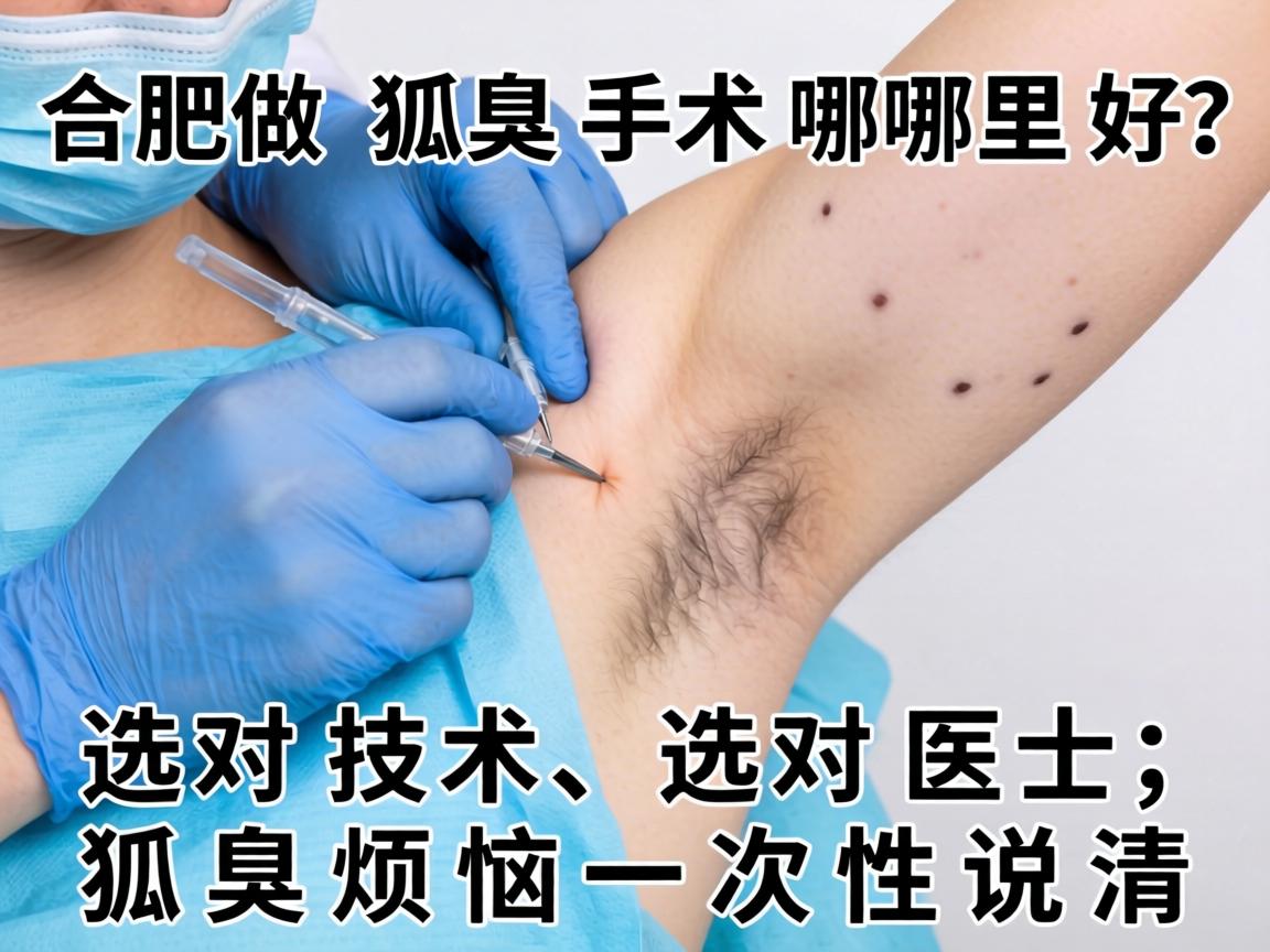 合肥做狐臭手术哪里好？选对技术、选对医生，狐臭烦恼一次性说清