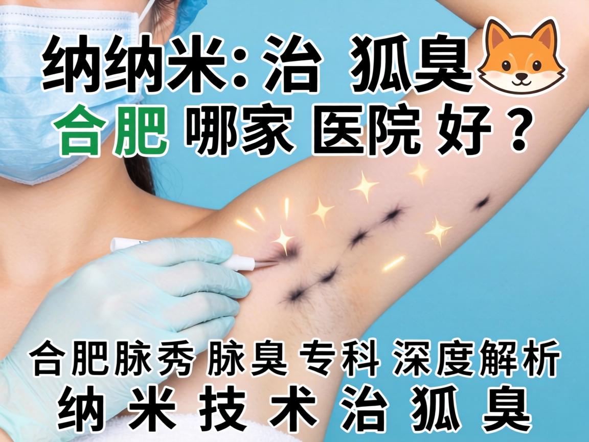 纳米治狐臭合肥哪家医院好？合肥腋秀腋臭专科深度解析纳米技术治狐臭