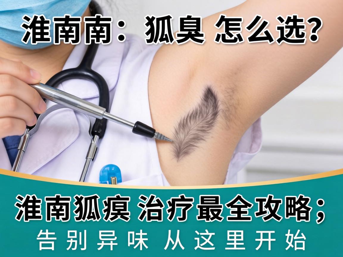 淮南狐臭医院怎么选？淮南狐臭治疗最全攻略，告别异味从这里开始