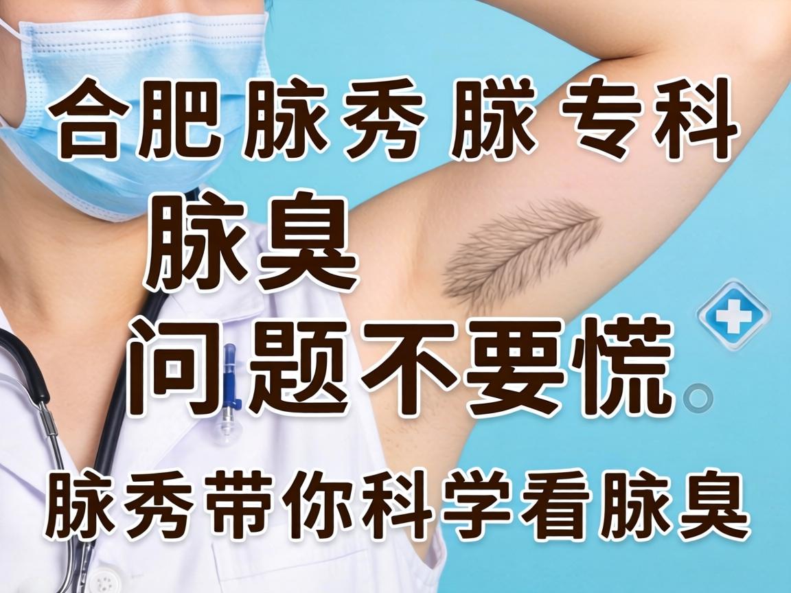 合肥腋秀腋臭专科，腋臭问题不要慌，腋秀带你科学看腋臭
