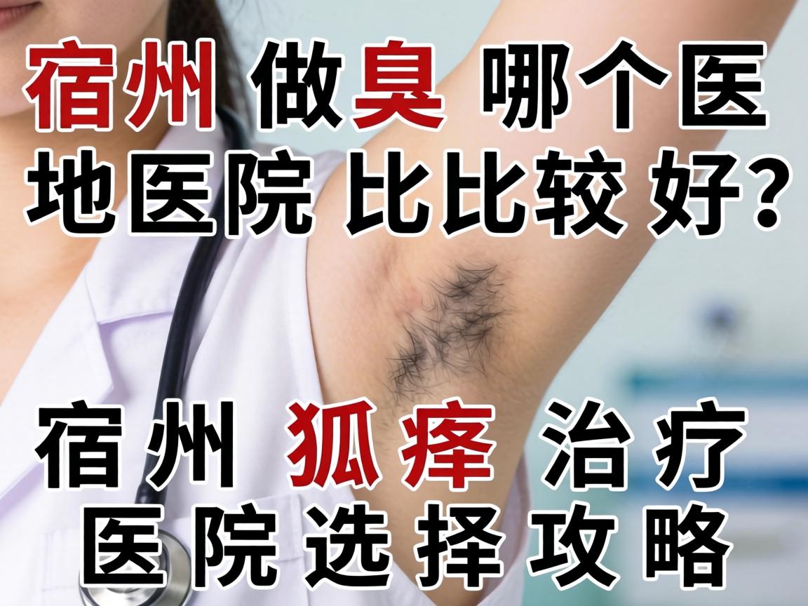 宿州做狐臭哪个医院比较好？宿州狐臭治疗医院选择攻略