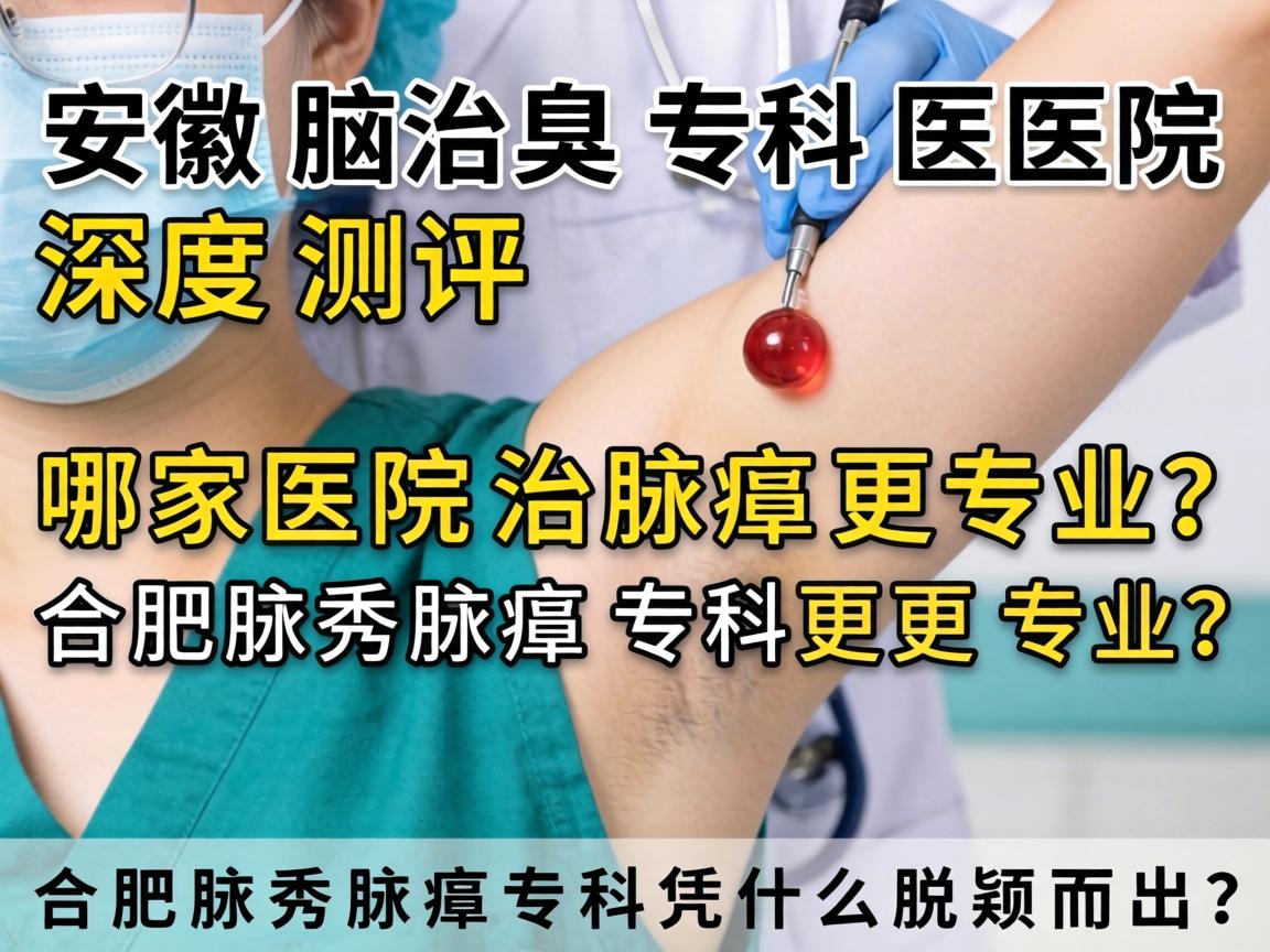 安徽腋臭专科医院深度测评，哪家医院治腋臭更专业？合肥腋秀腋臭专科凭什么脱颖而出？