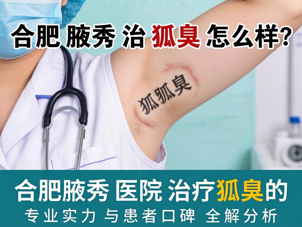 合肥腋秀治狐臭怎么样？合肥腋秀医院治疗狐臭的专业实力与患者口碑全解析
