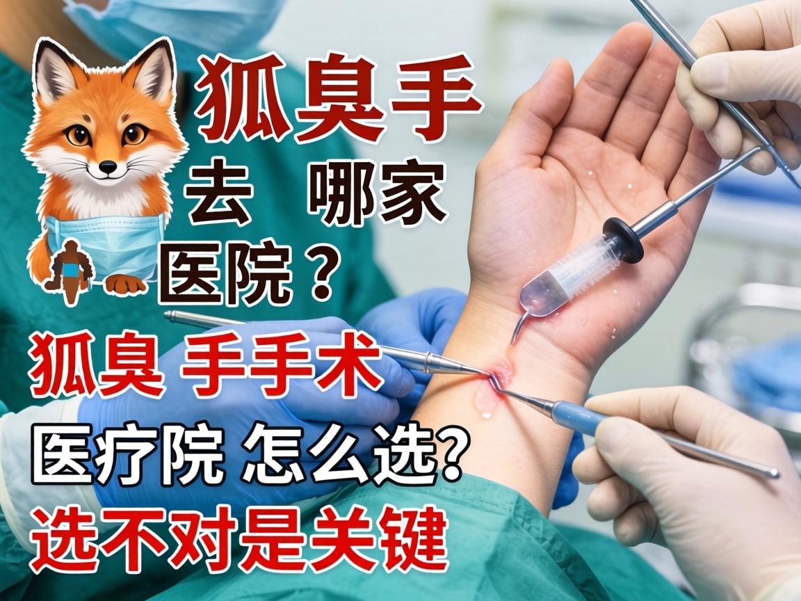 安徽狐臭手术去哪家医院？狐臭手术医院怎么选？选对是关键