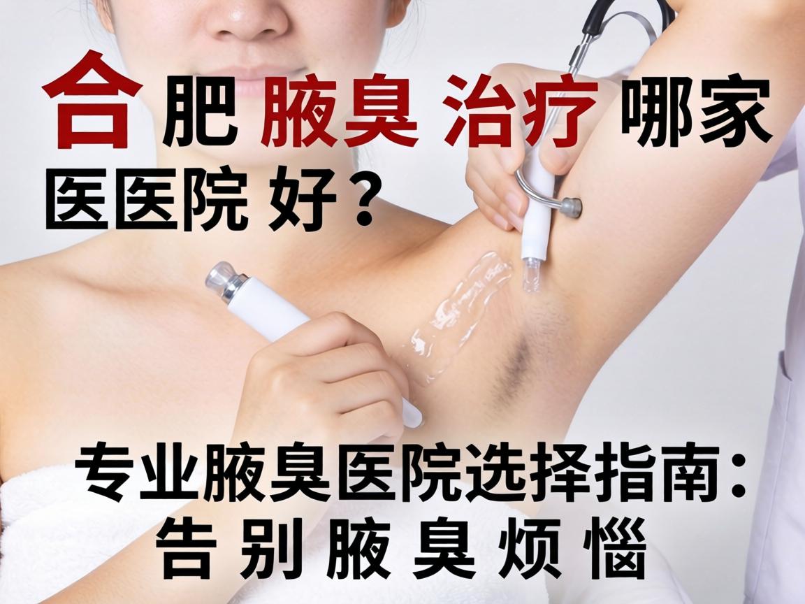合肥腋臭治疗哪家医院好？专业腋臭医院选择指南，告别腋臭烦恼
