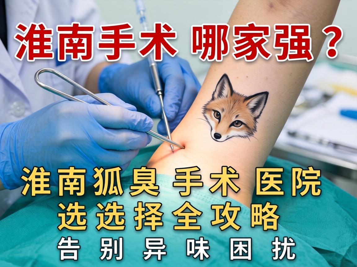 淮南狐臭手术哪家强？淮南狐臭手术医院选择全攻略，告别异味困扰