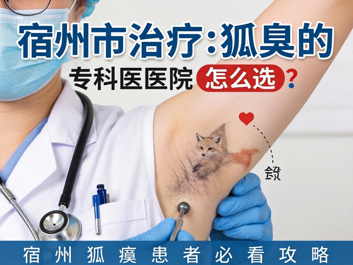 宿州治疗狐臭的专科医院怎么选？宿州狐臭患者必看攻略