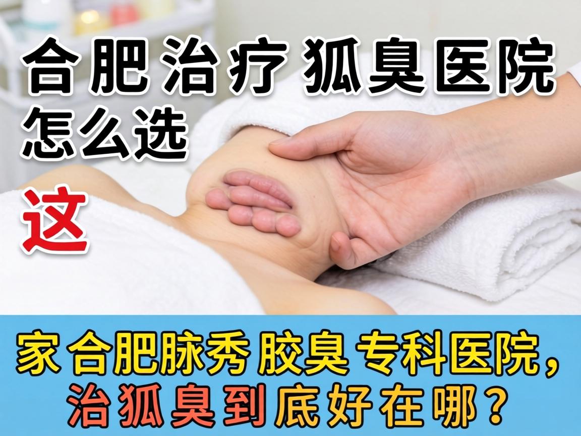 合肥治疗狐臭医院怎么选？这家合肥腋秀腋臭专科医院，治狐臭到底好在哪？